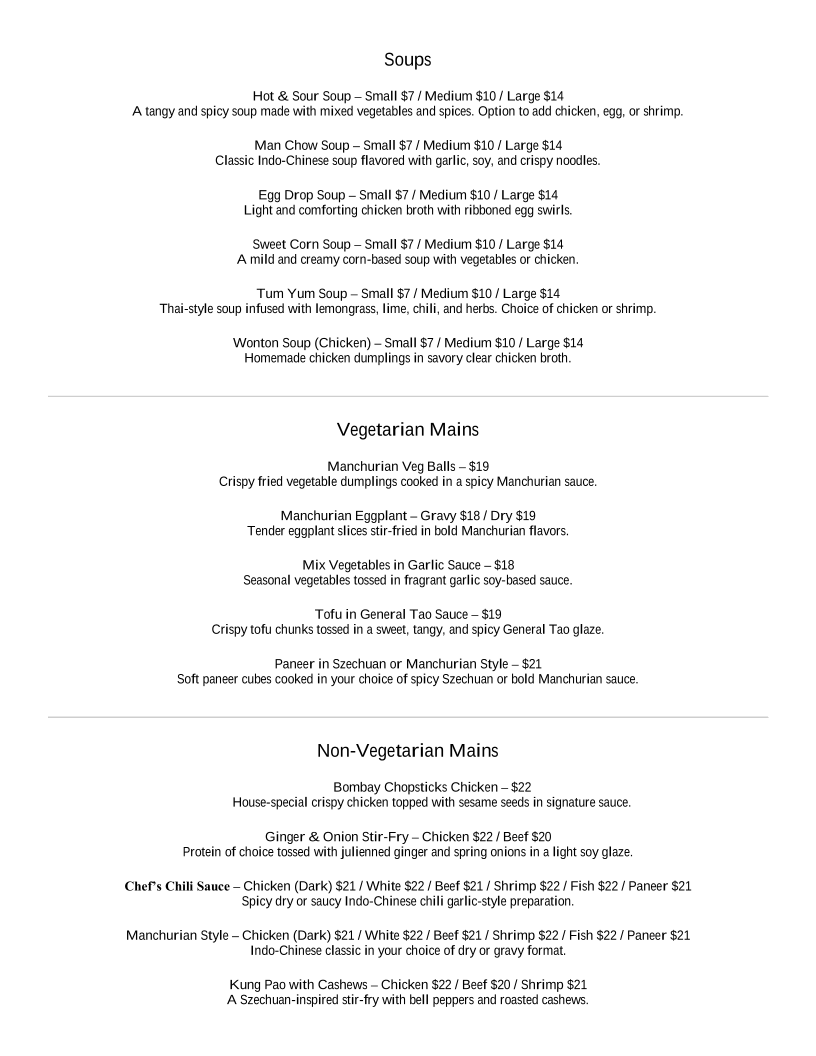 Menu photo 1