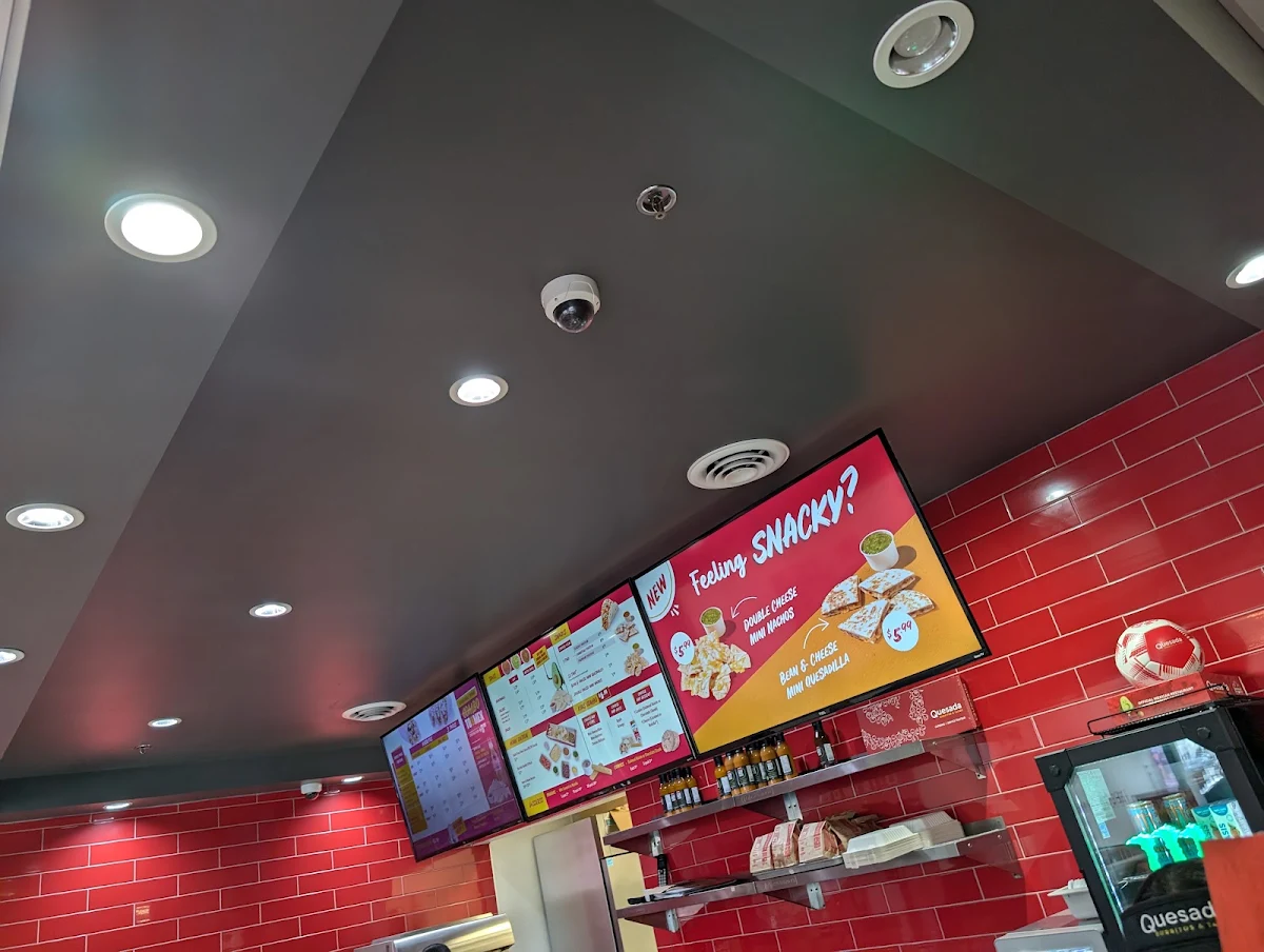 Menu, Quesada Burritos & Tacos