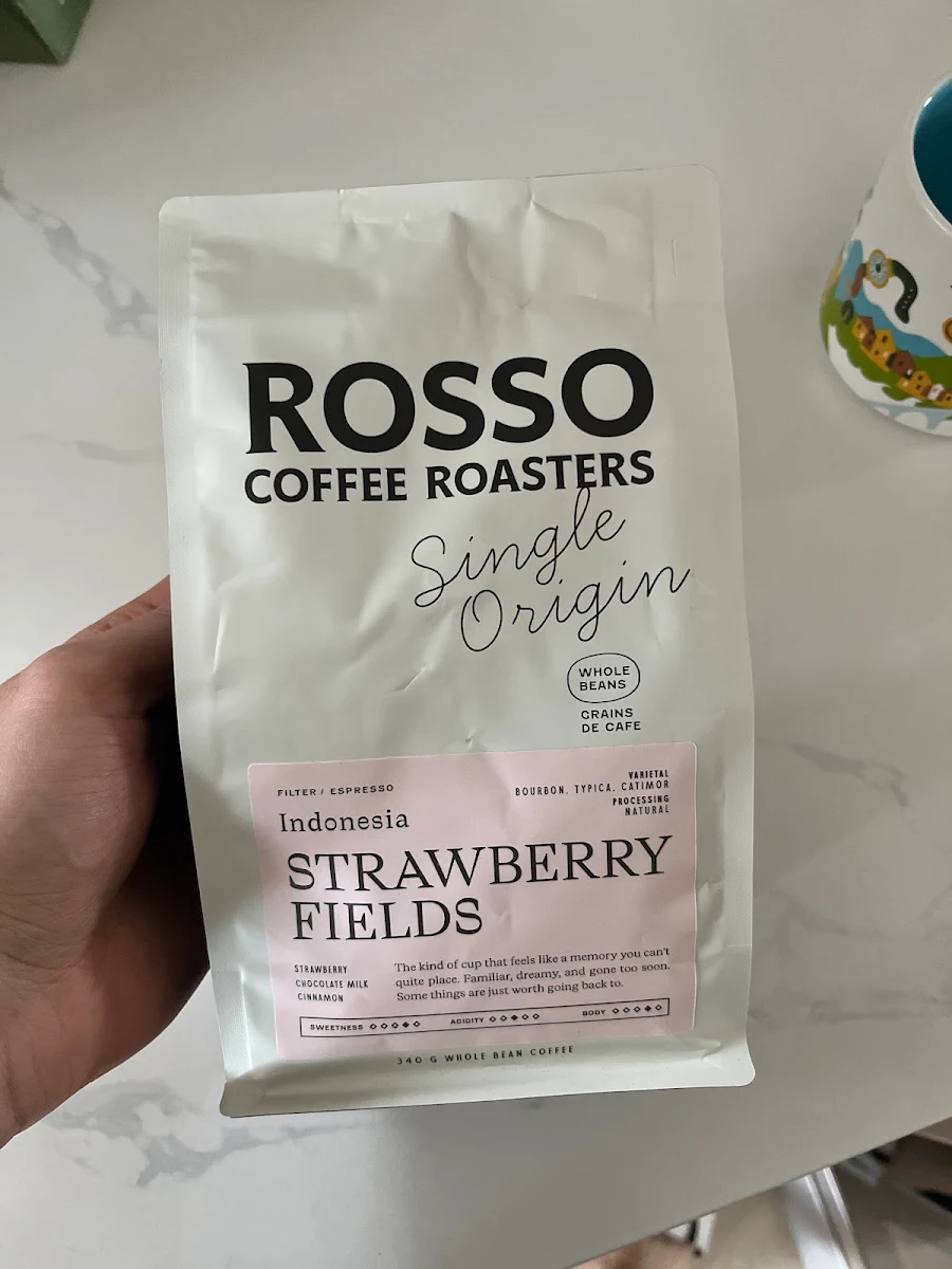 Menu, Rosso Coffee Roasters