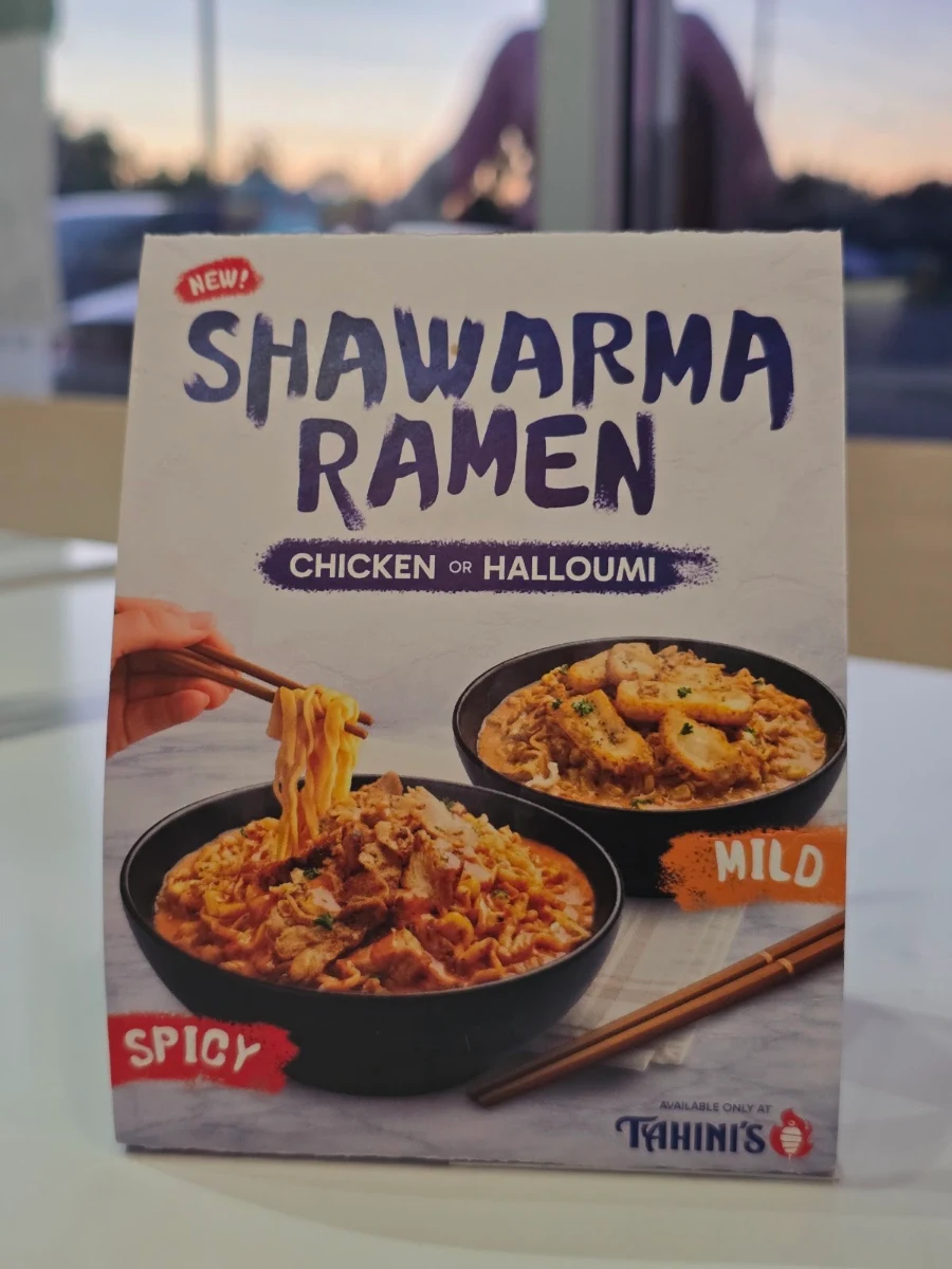 Menu, Tahini's Shawarma