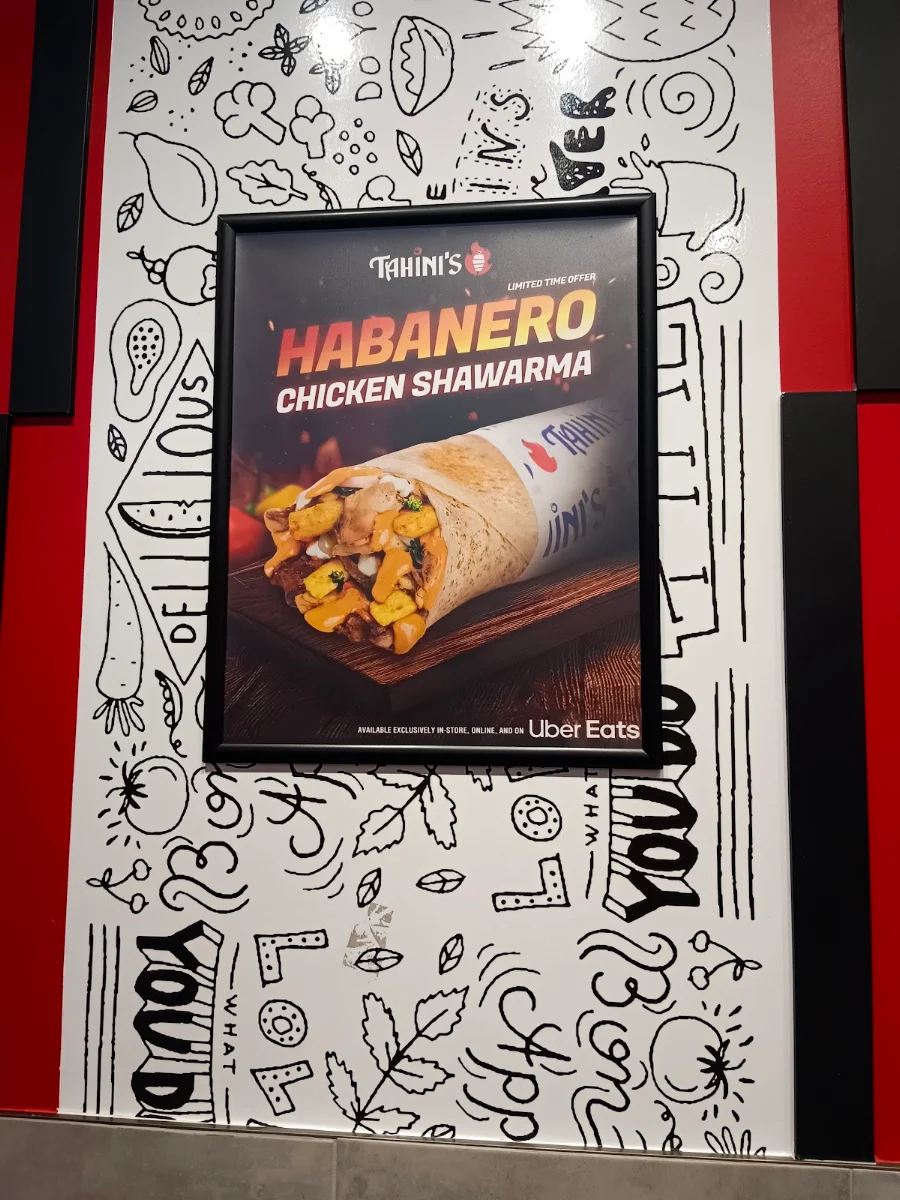 Menu, Tahini's Shawarma