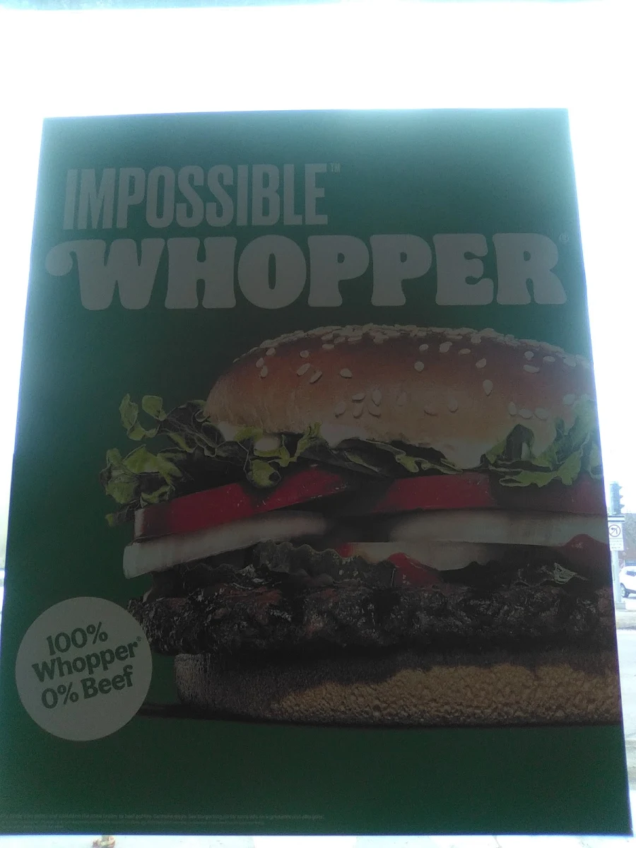 Menu, Burger King