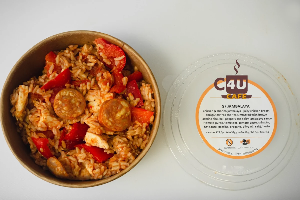Menu, C4U Cafe & Smoothie bar
