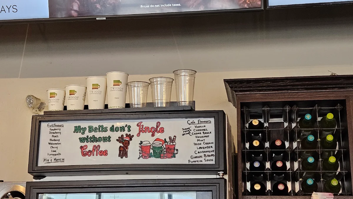 Menu, Twiggs Coffee Roasters