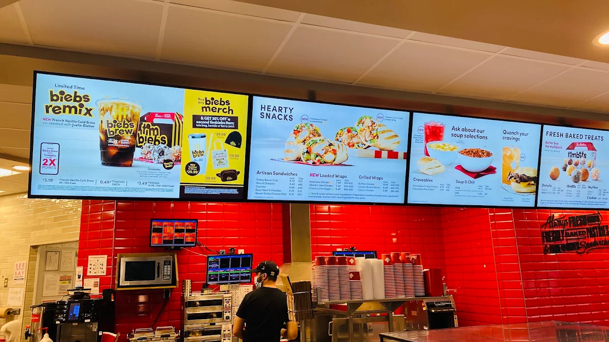 Menu, Tim Hortons