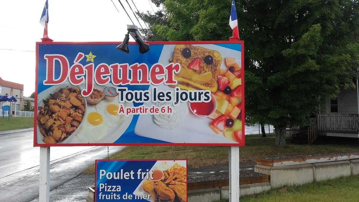 Menu, Ouellet Fish and Family Restaurant