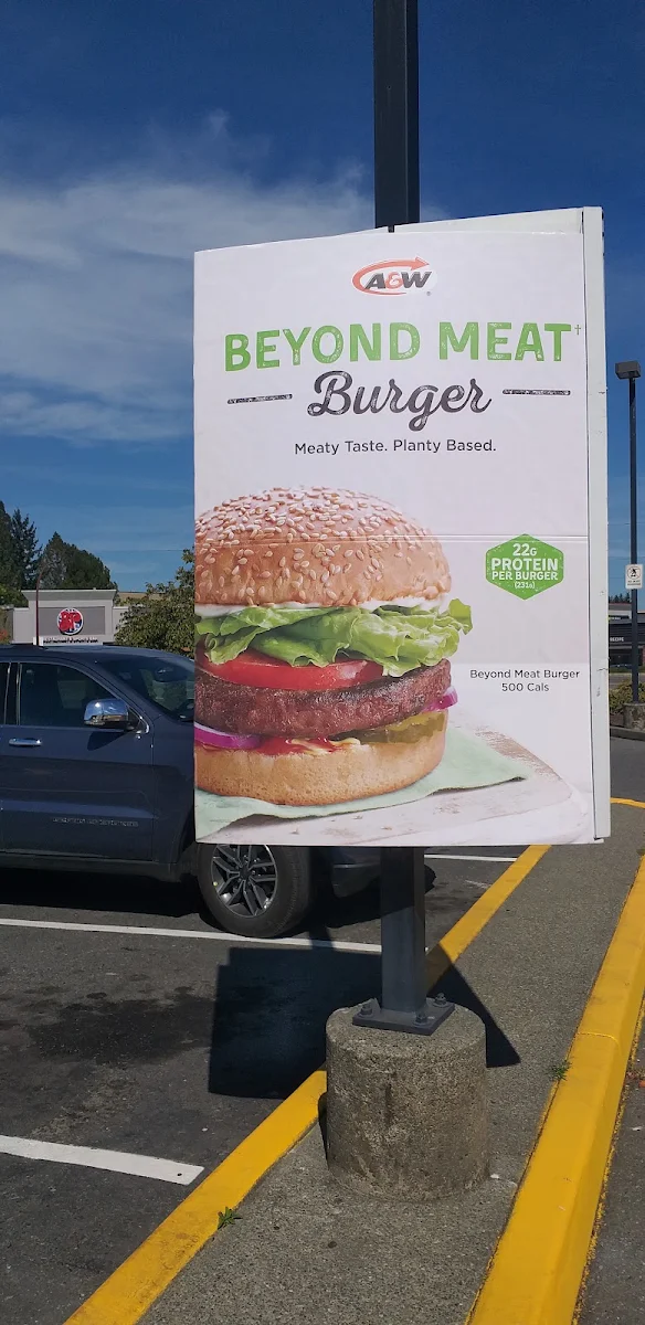 Menu, A&W Canada