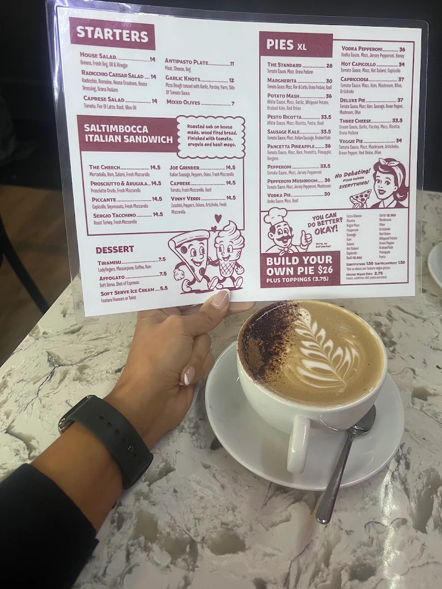 Menu, Caffè Soccavo