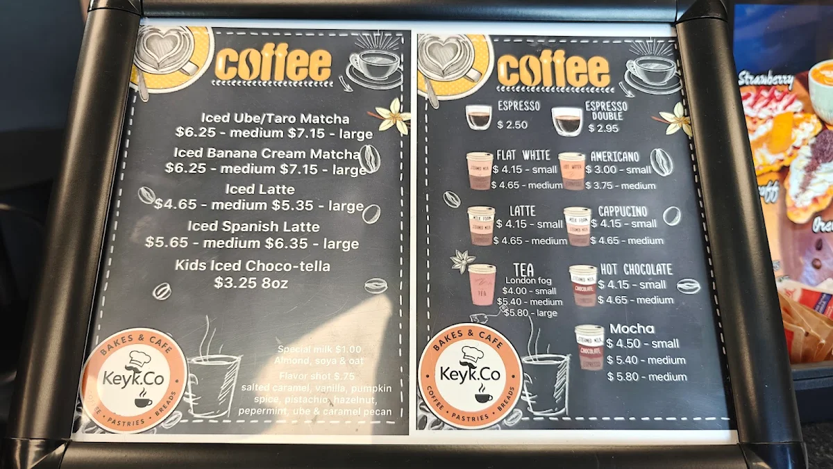 Menu, Keyk.Co