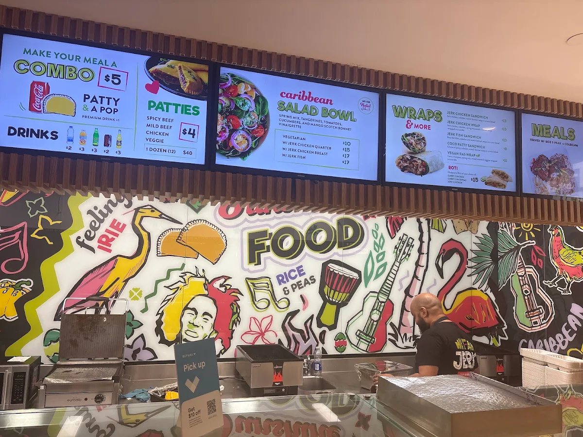 Menu, Wat Ah Jerk Caribbean Grill - Scotia Plaza