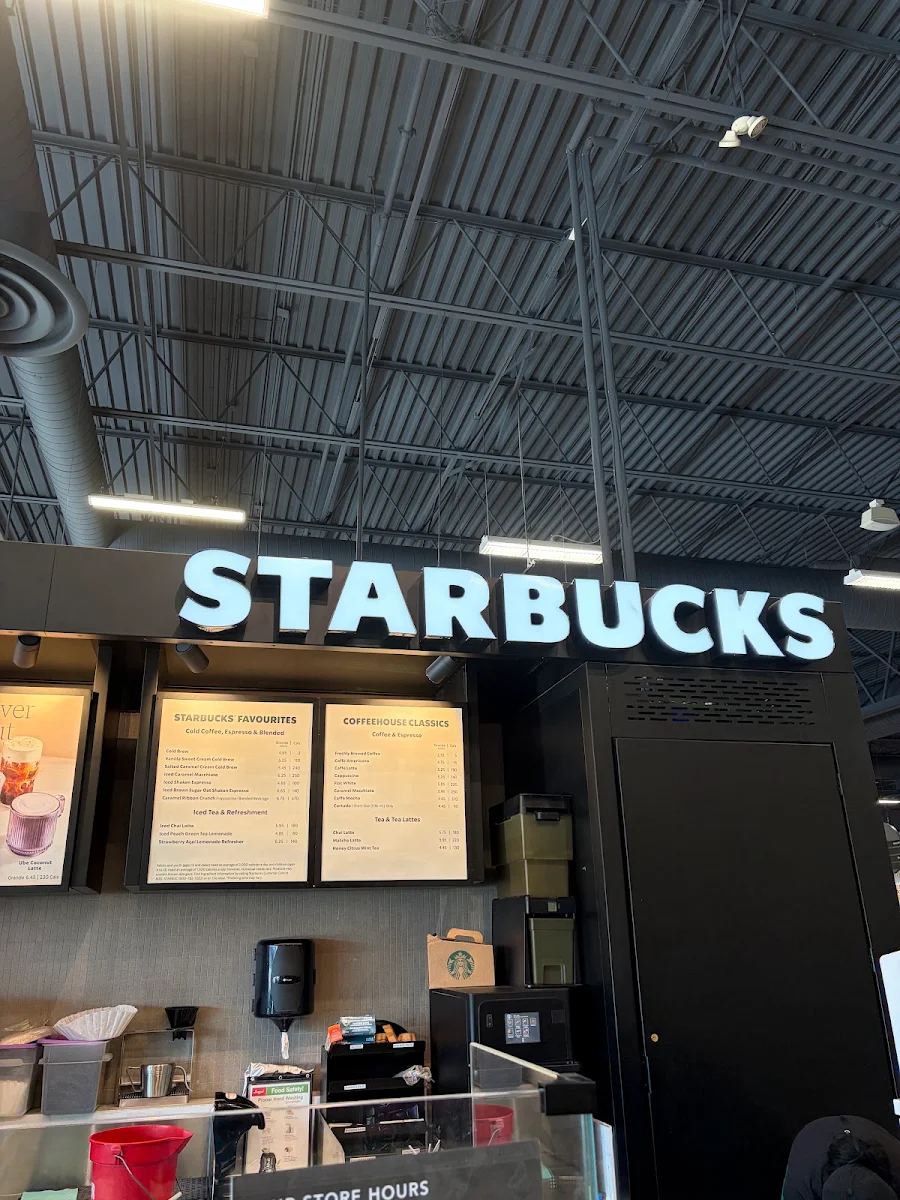Menu, Starbucks Coffee Company