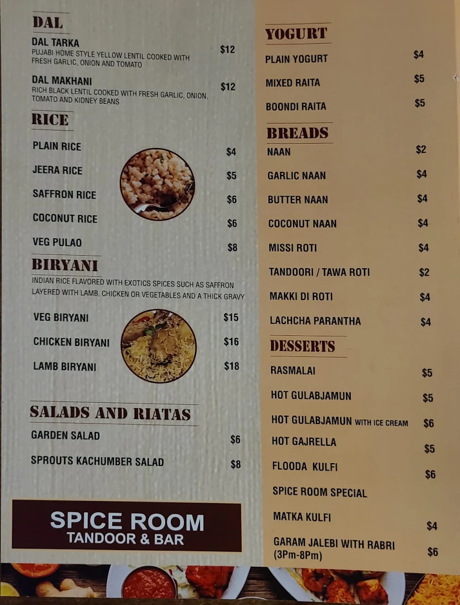 Menu, Lovely Sweet House