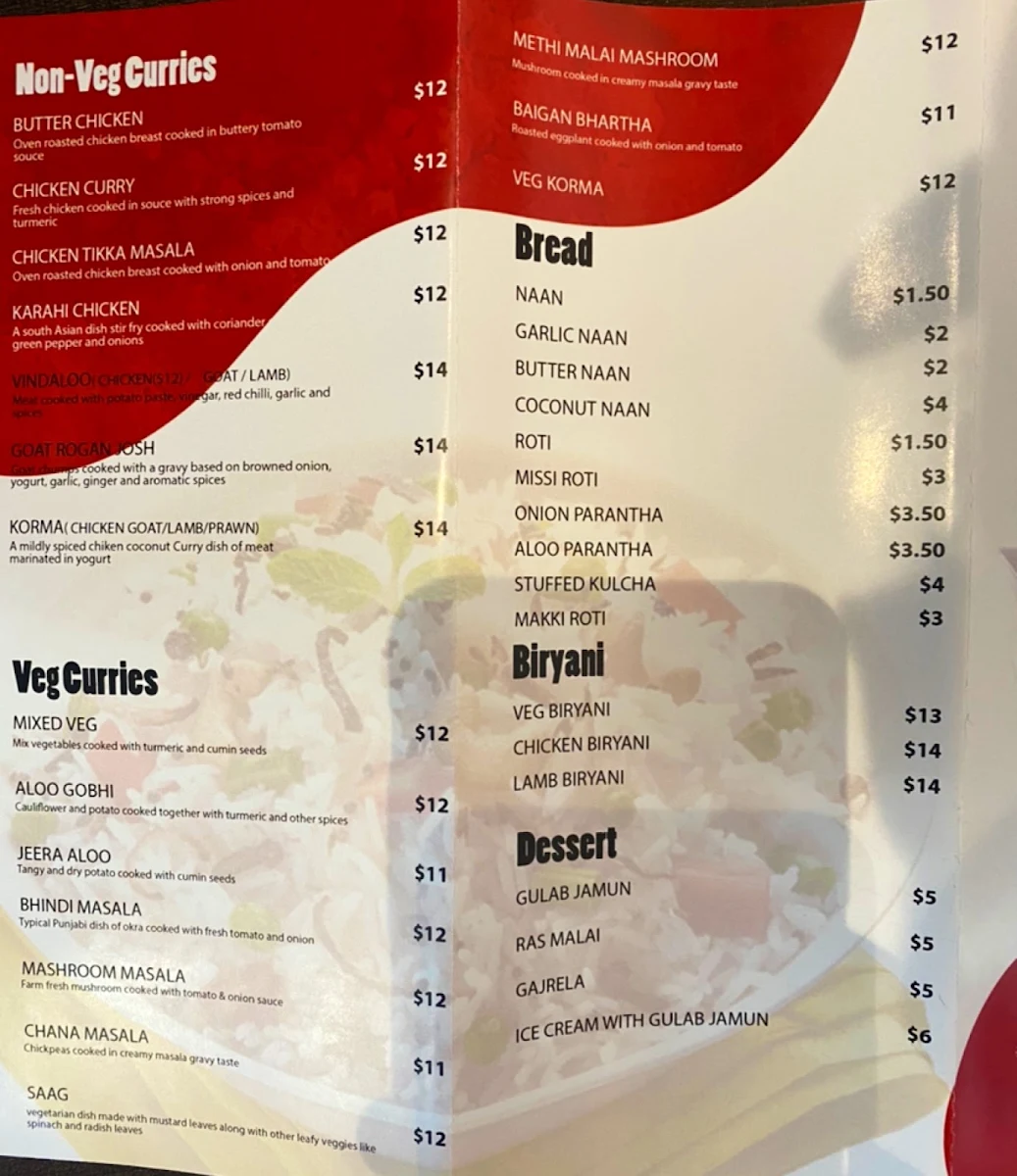Menu, Lovely Sweet House