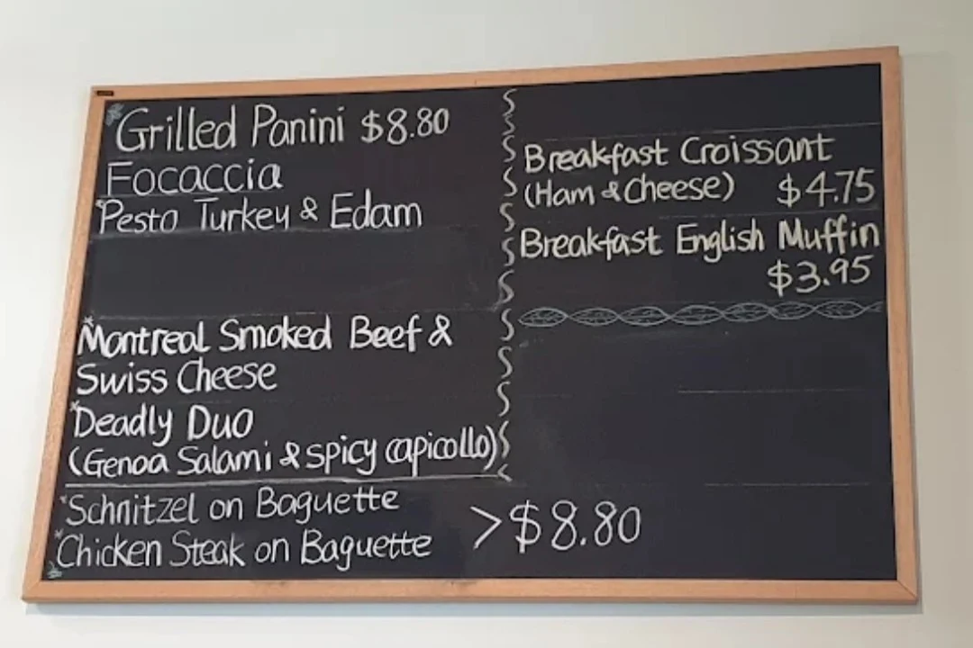 Menu, Blondy's Coffee