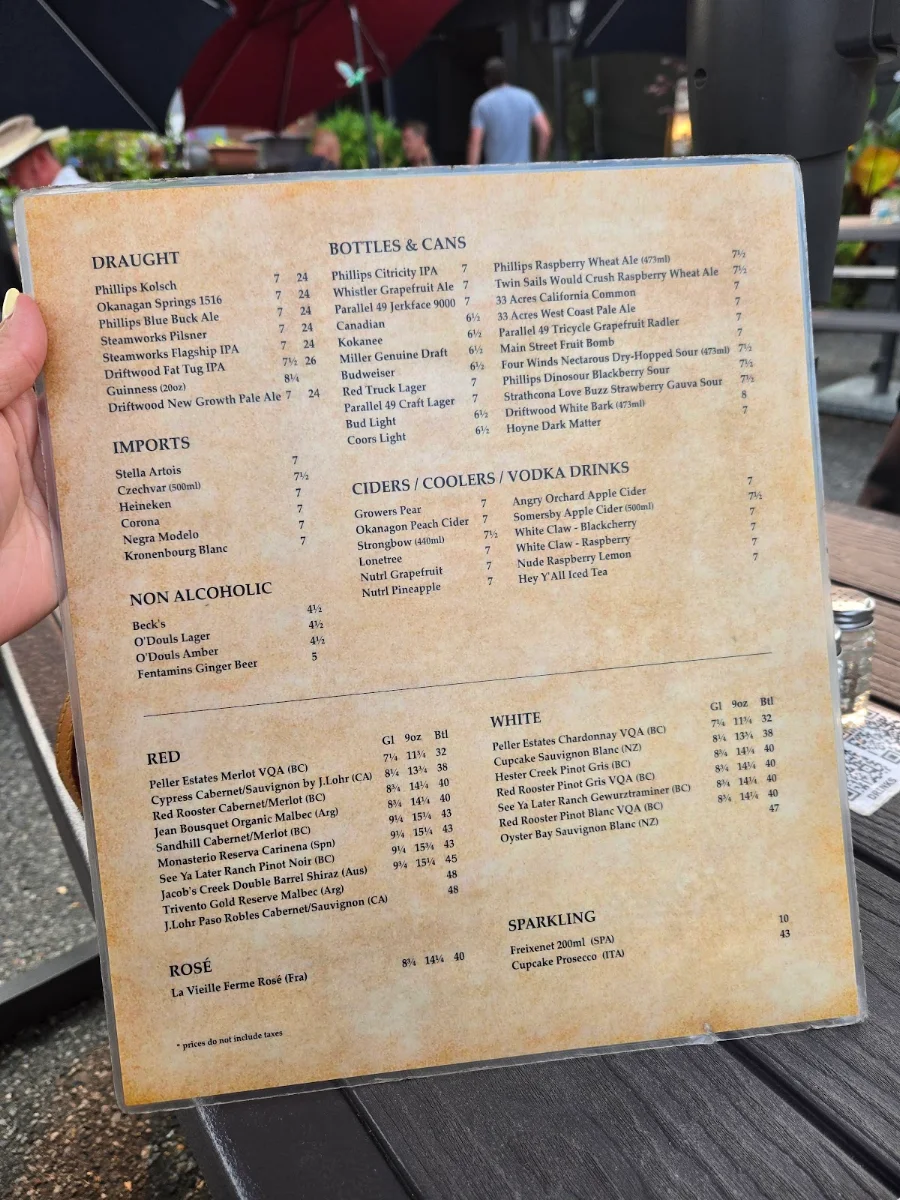 Menu, Chaise