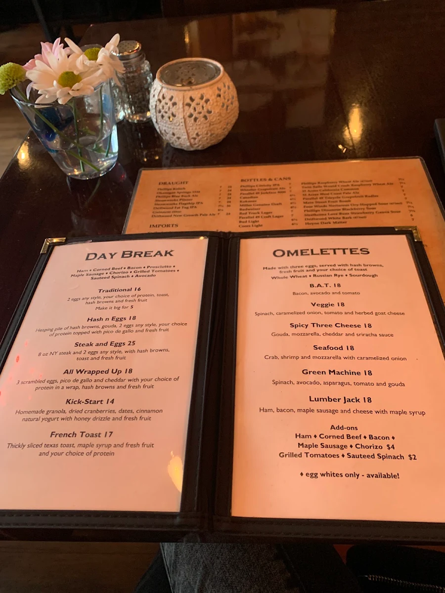 Menu, Chaise