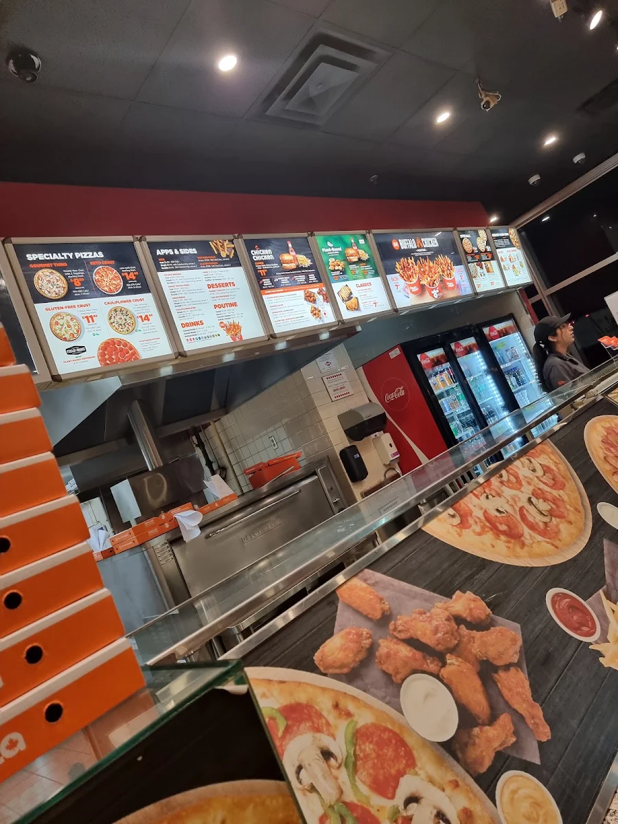 Menu, Pizza Pizza