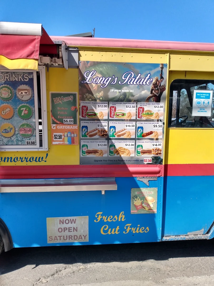 Menu, Long's Patate
