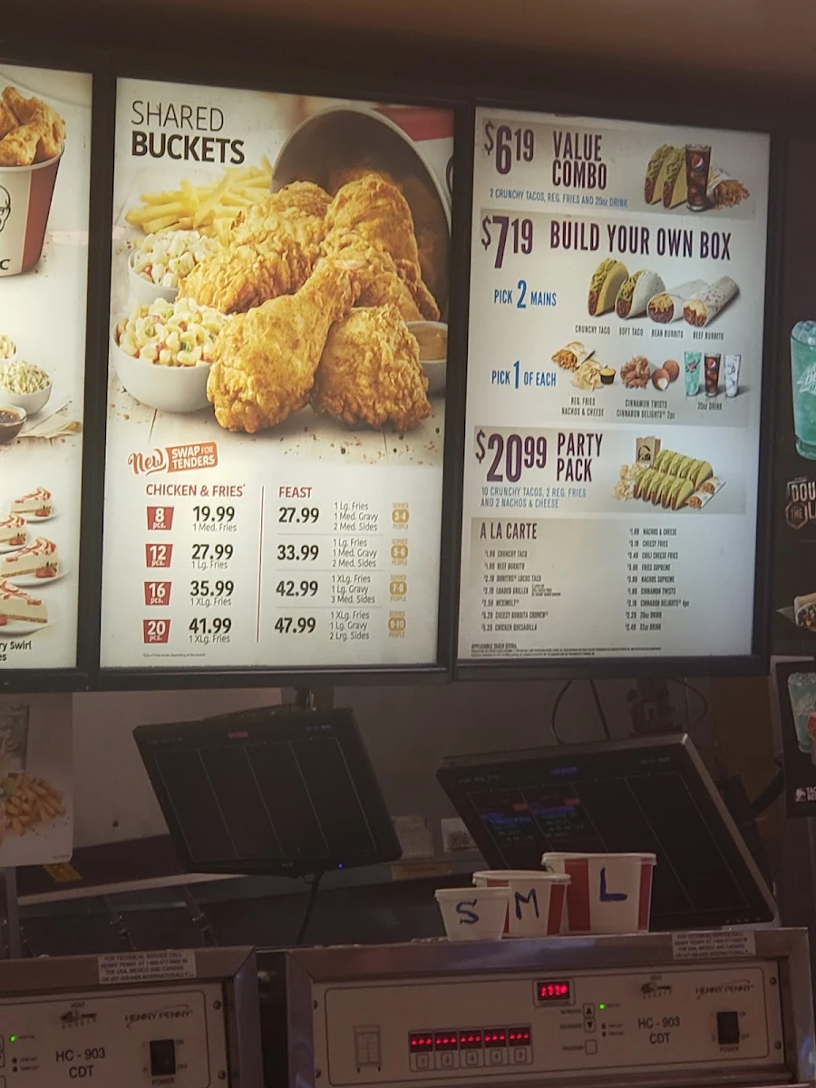 Menu, KFC