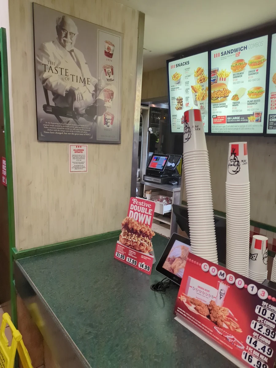 Menu, KFC