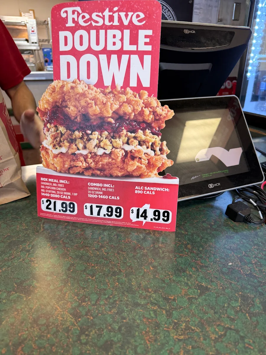 Menu, KFC