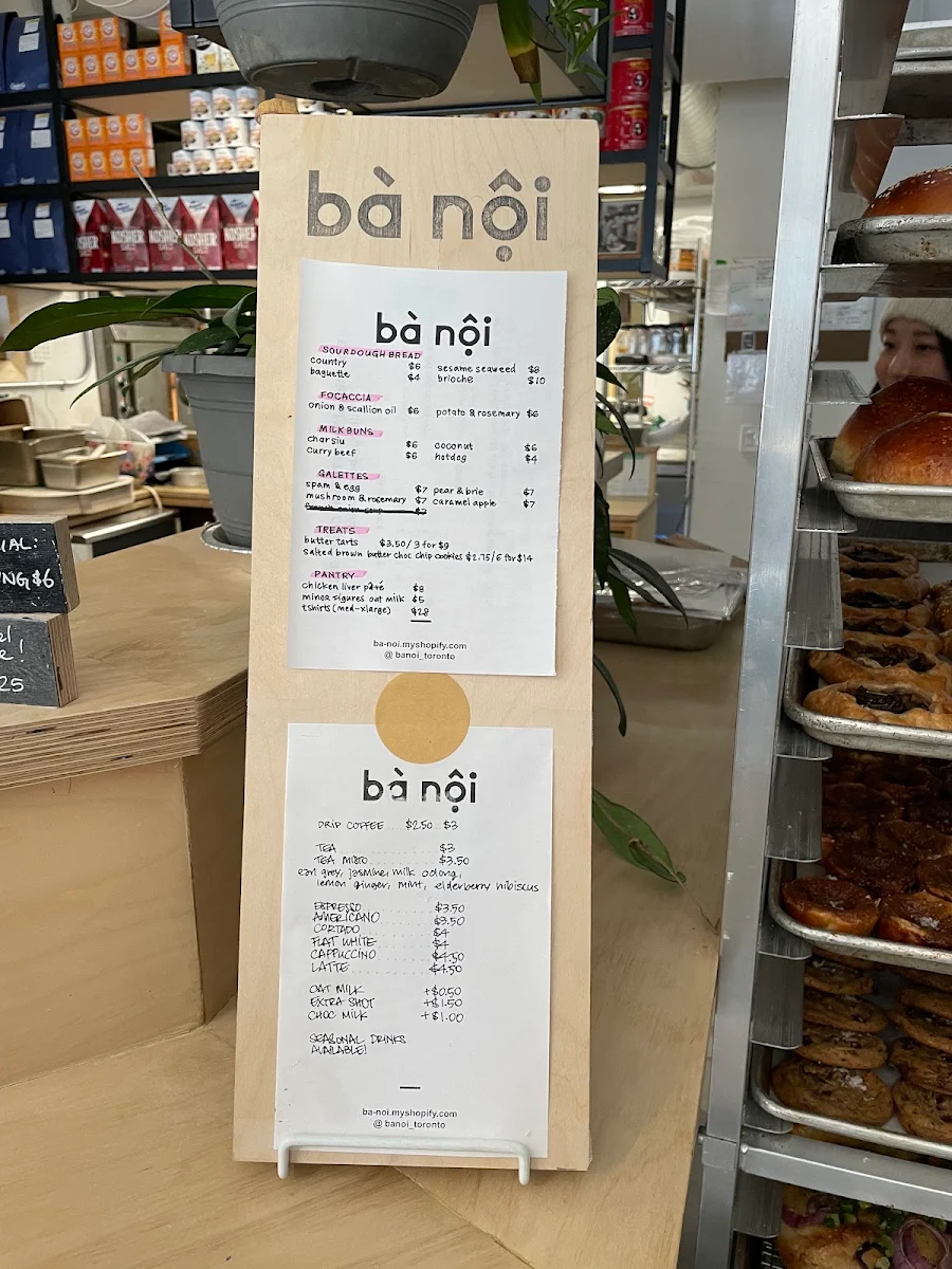 Menu, Bà Nội