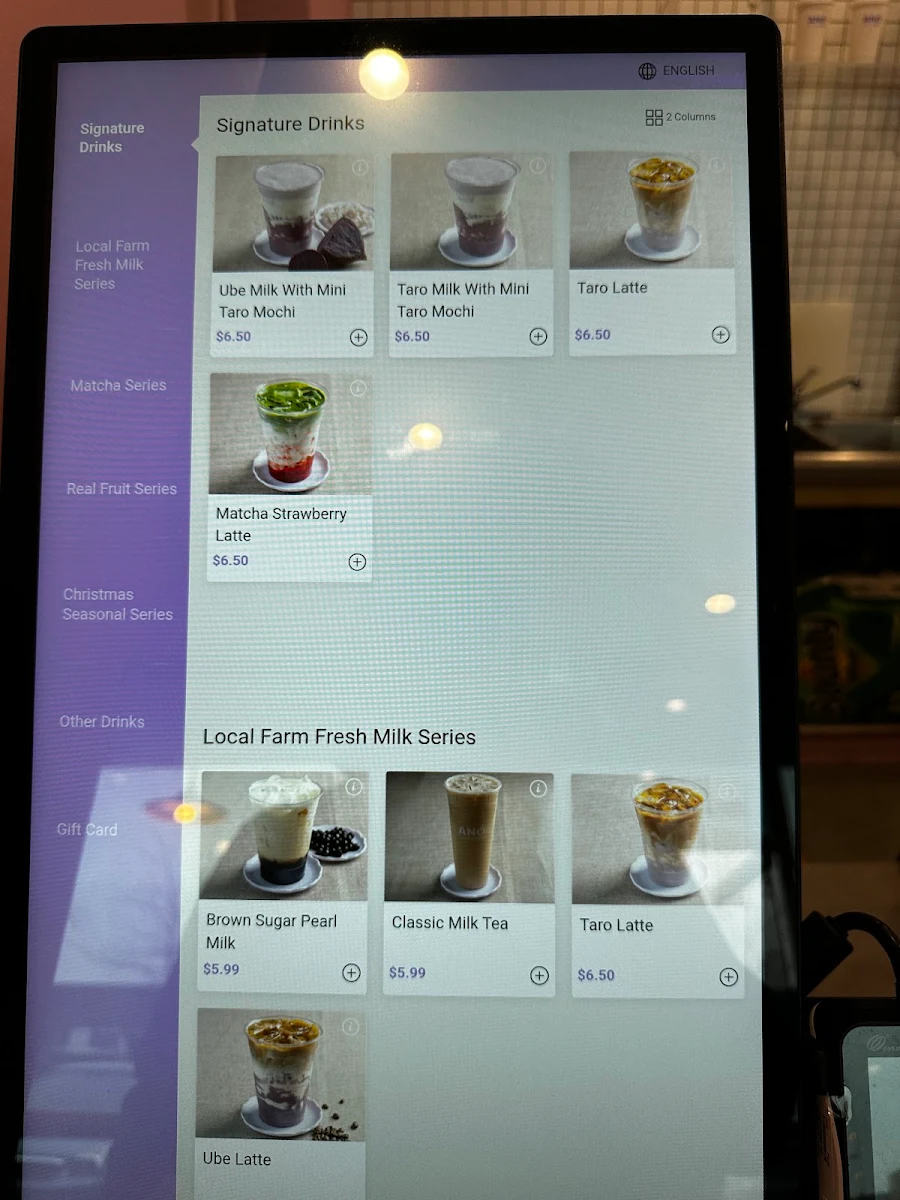 Menu, And Drinks