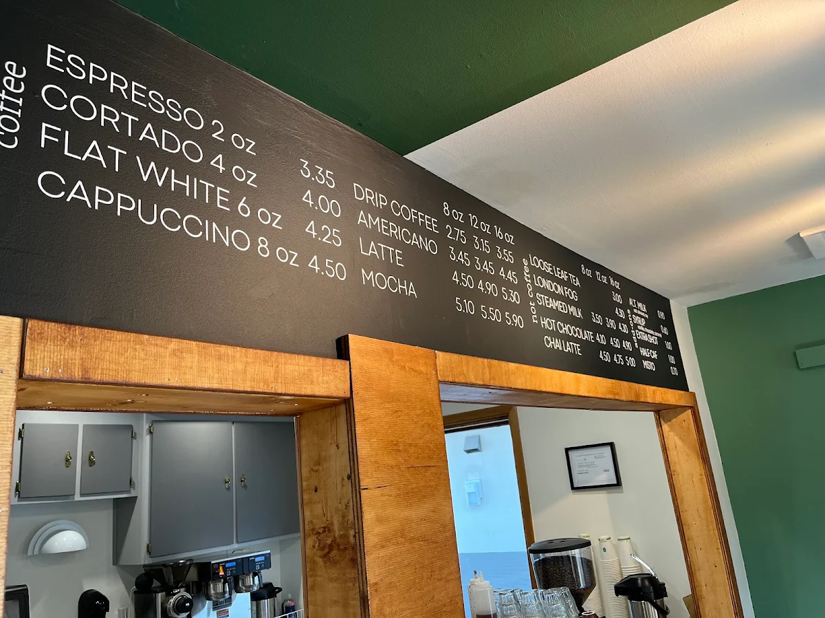 Menu, Vine Coffee Roasters