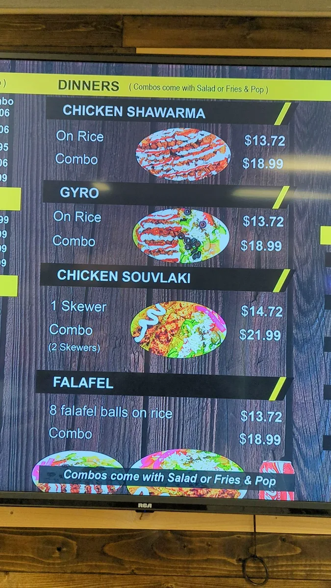Menu, Fruitland Pizza & Grill