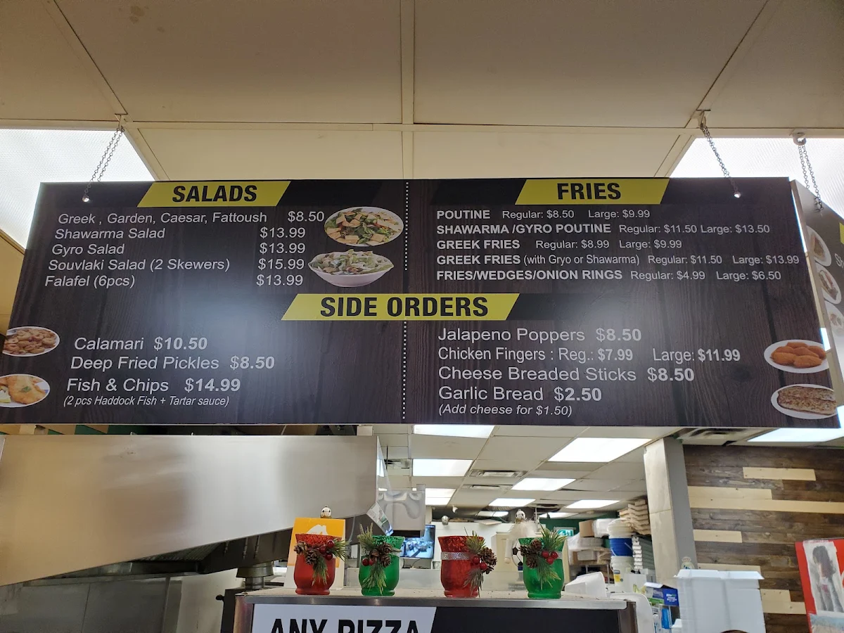 Menu, Fruitland Pizza & Grill