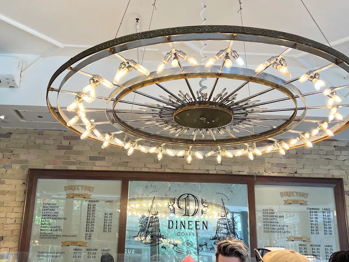 Menu, Dineen Coffee Co.