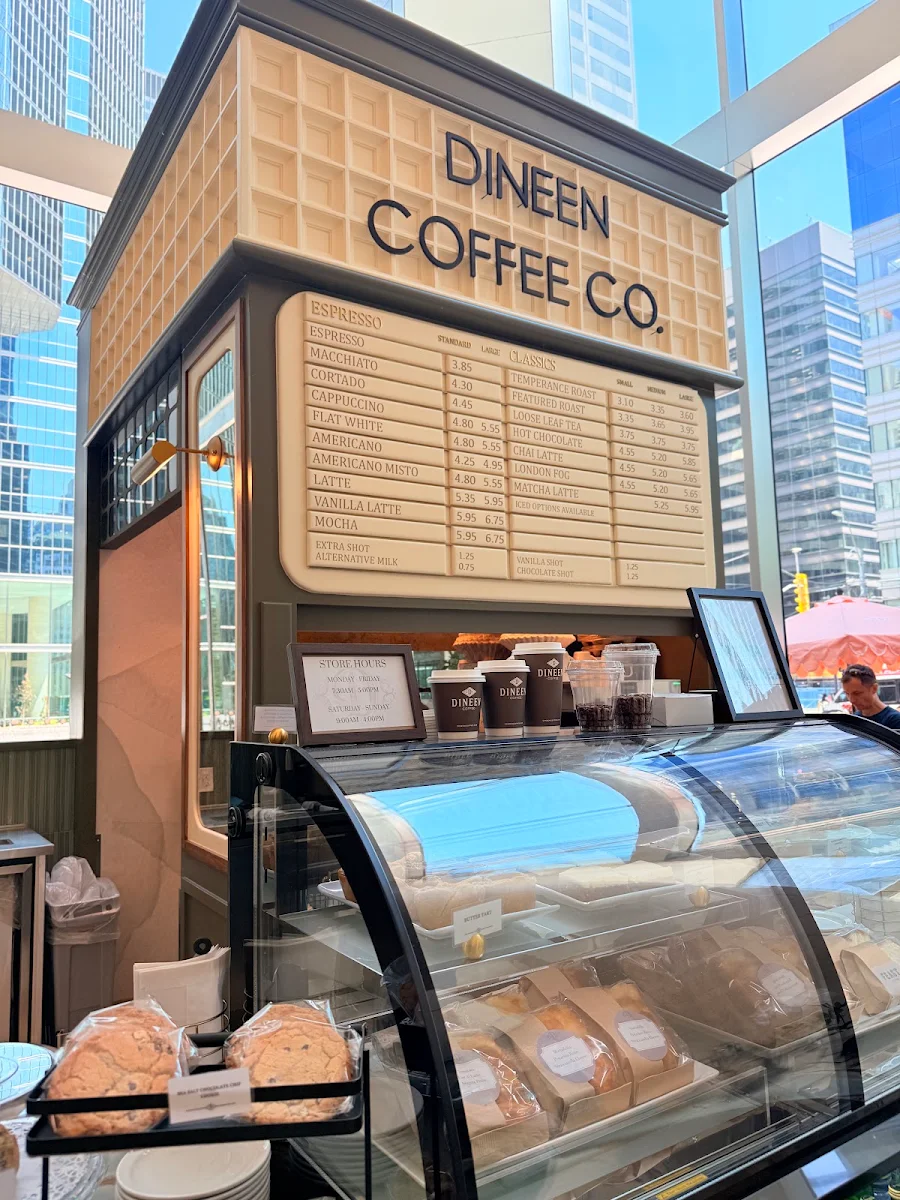 Menu, Dineen Coffee Co.
