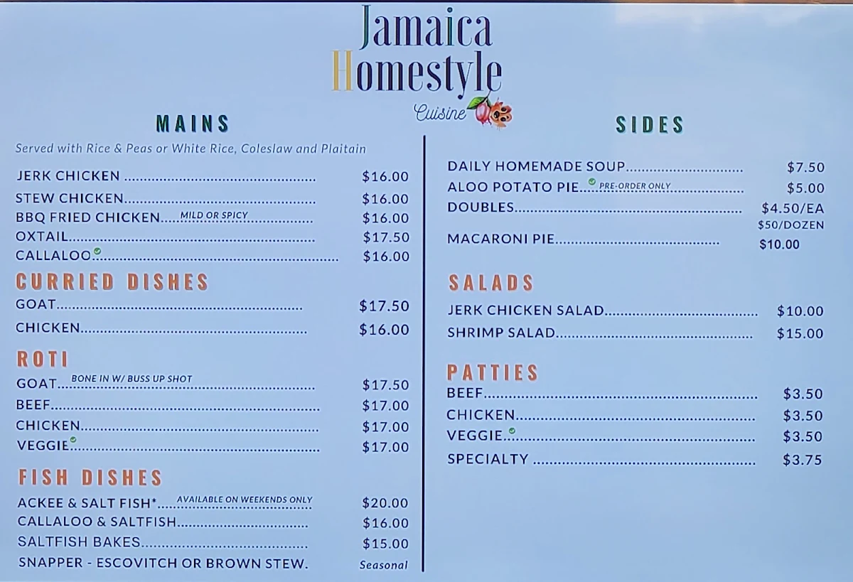 Menu photo 1