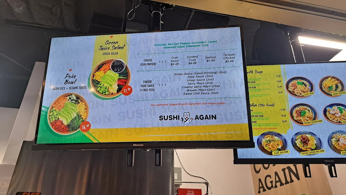 Menu, SUSHI AGAIN