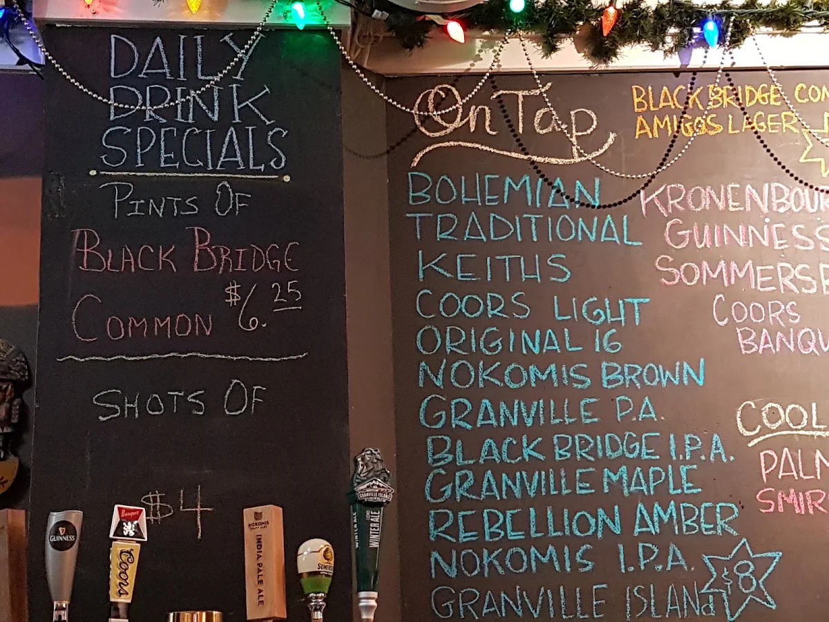 Menu, Amigos Cantina