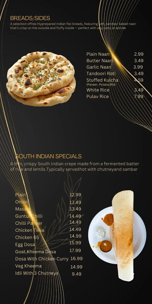Menu, Hyderabad House Biryani Place