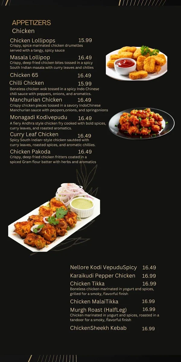 Menu, Hyderabad House Biryani Place