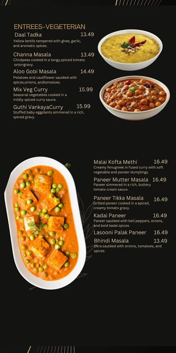 Menu, Hyderabad House Biryani Place