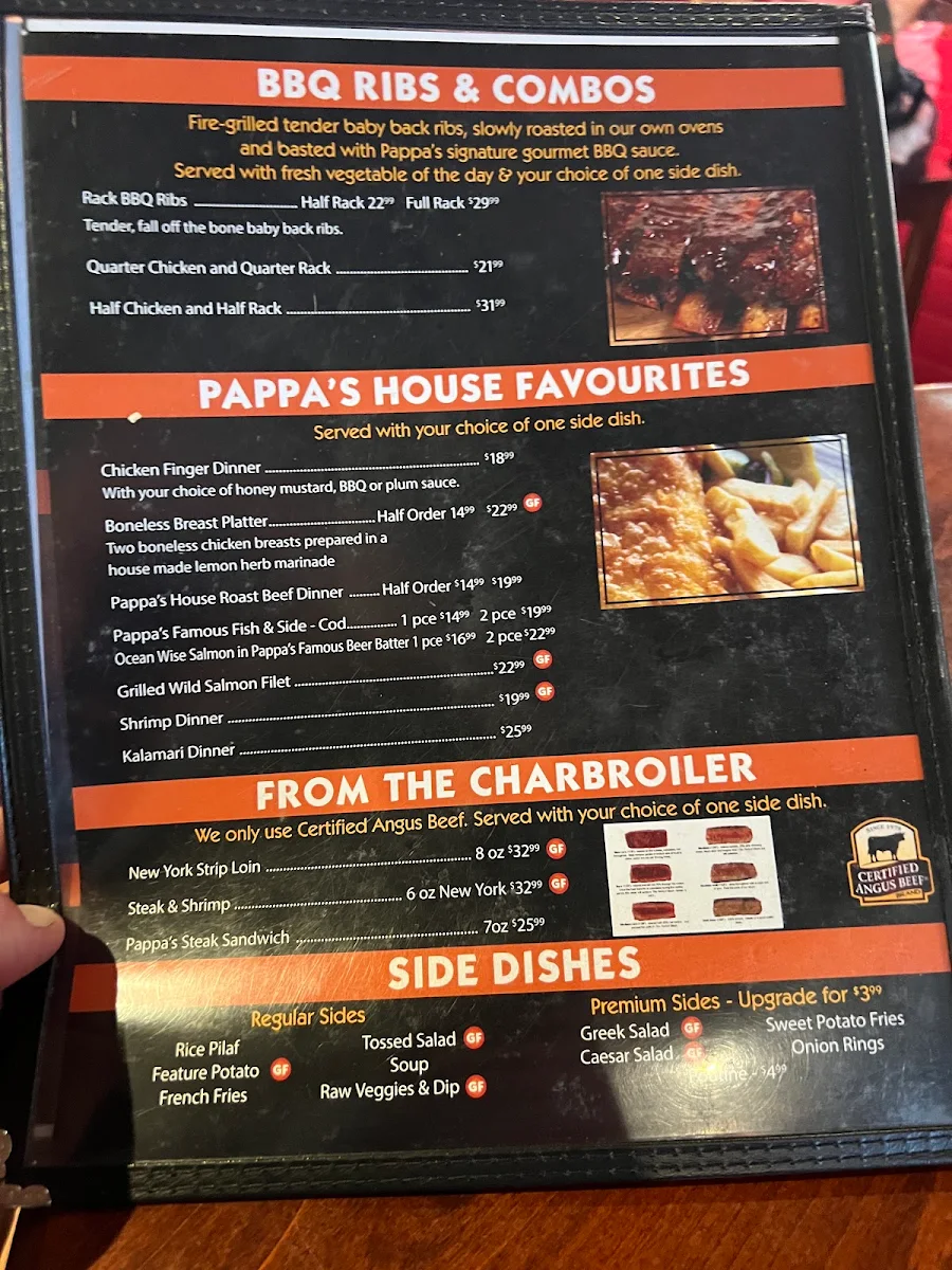 Menu, Firehall Bistro