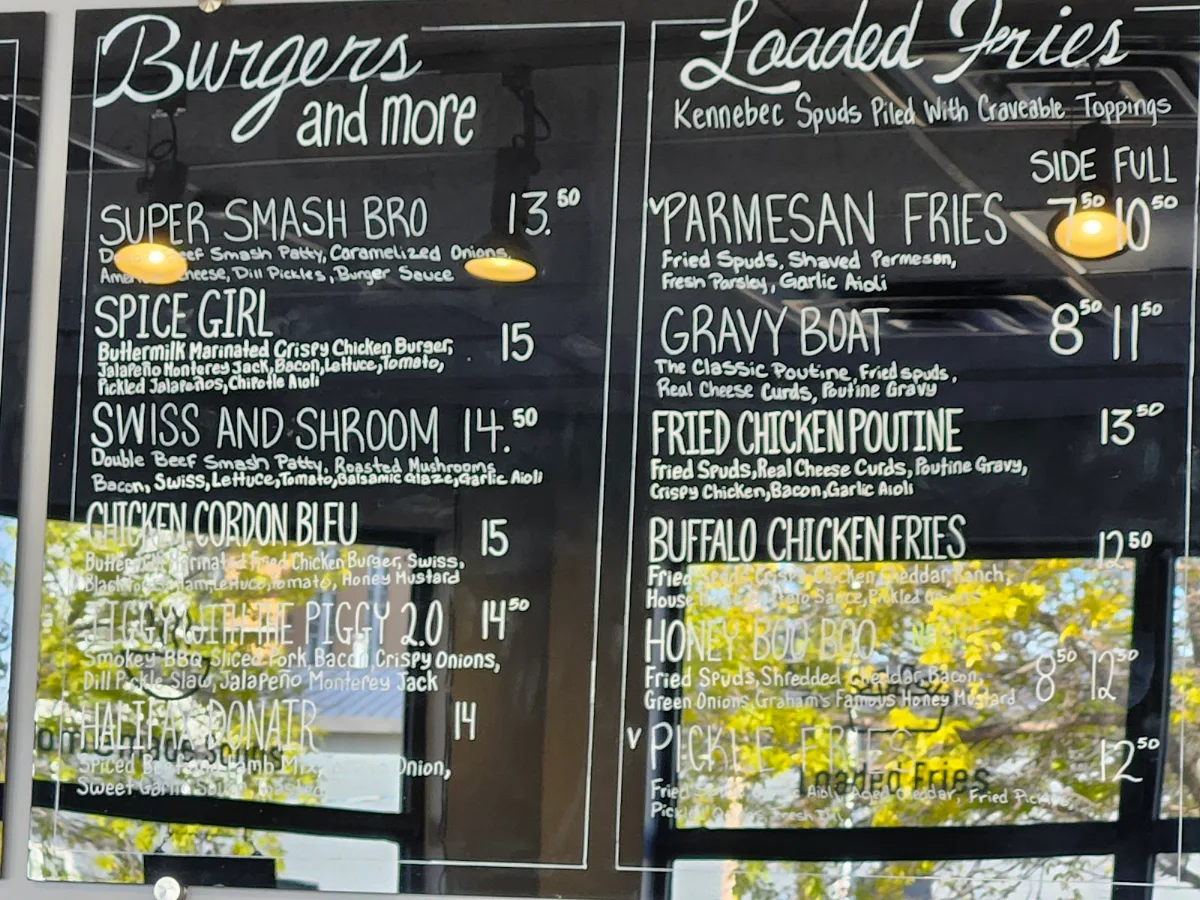 Menu, The Wall of Fame Sandwich Shop - Downtown Location
