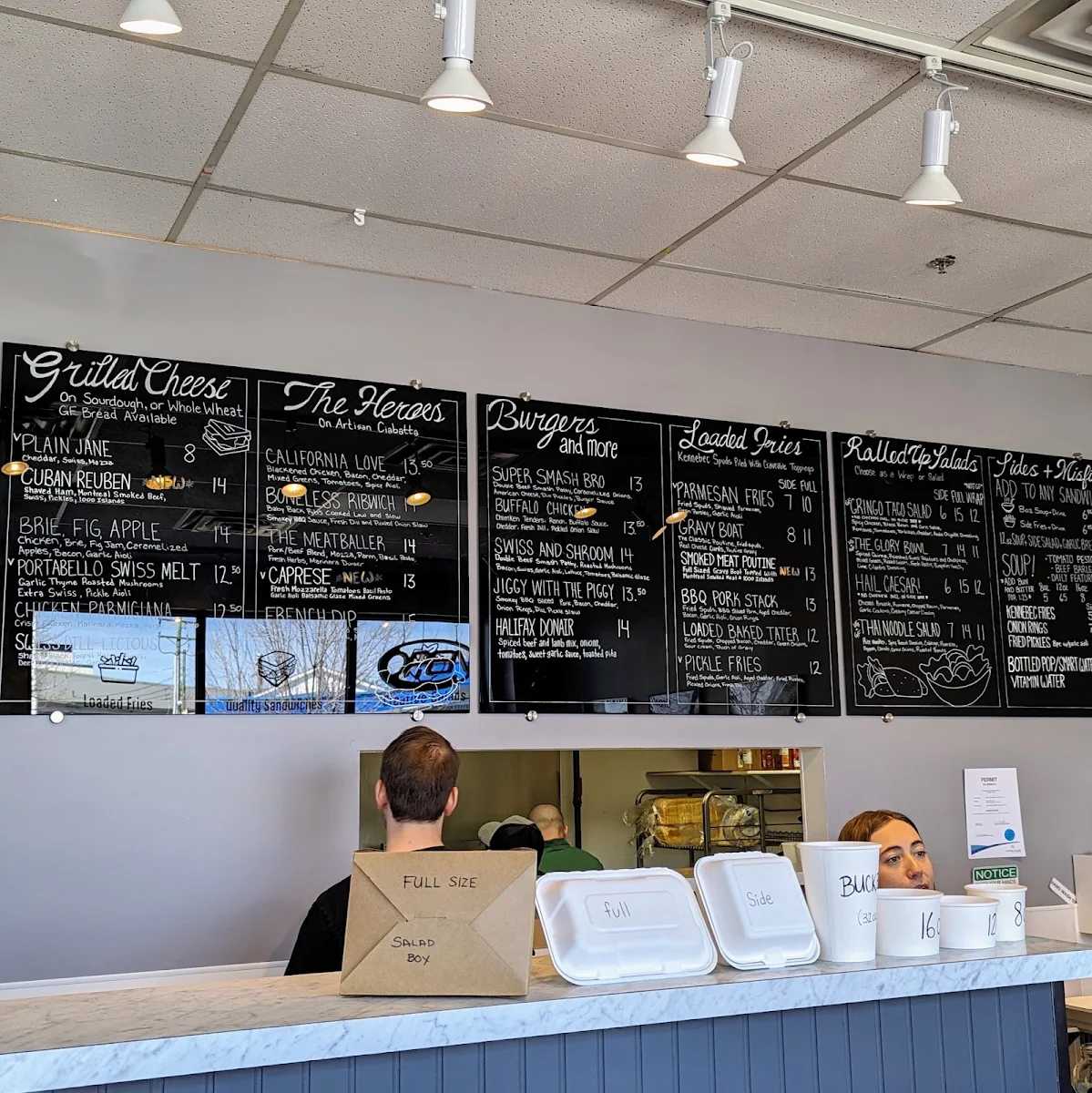 Menu, The Wall of Fame Sandwich Shop - Downtown Location