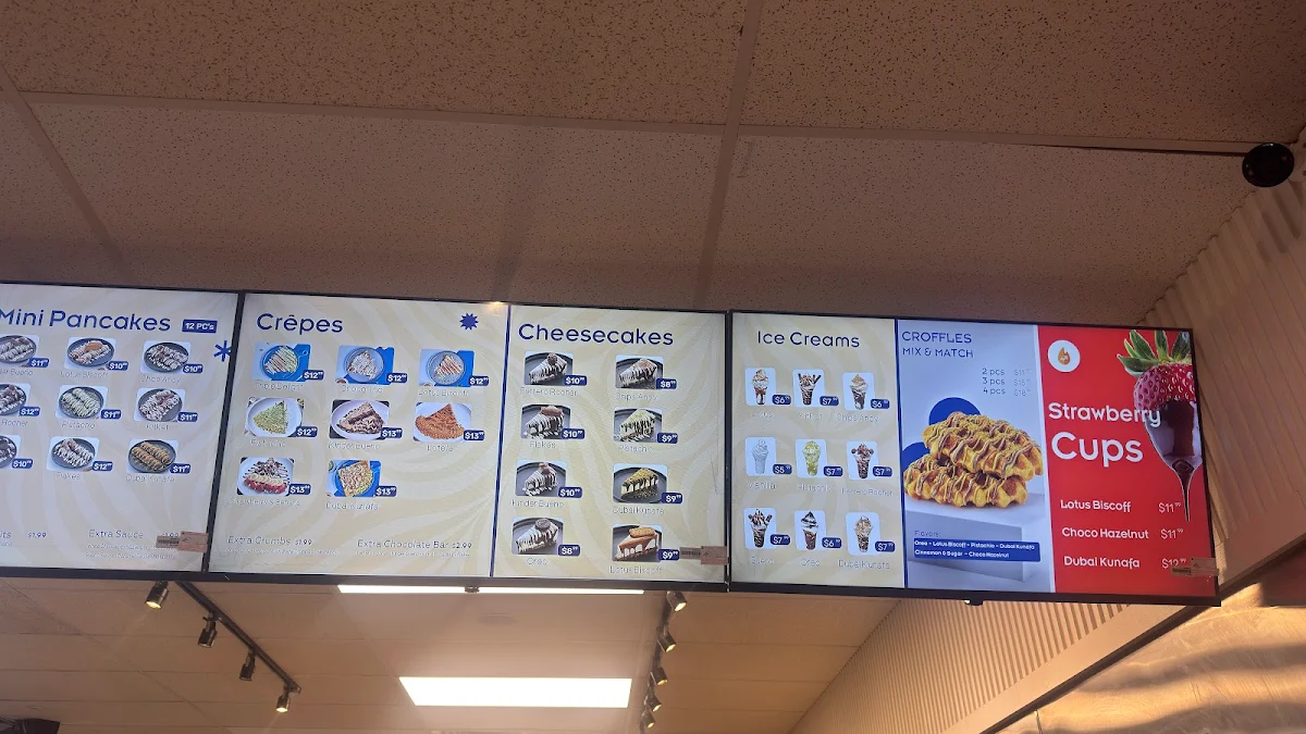 Menu, Cherry's Dessert & Cafe - Fanshawe London