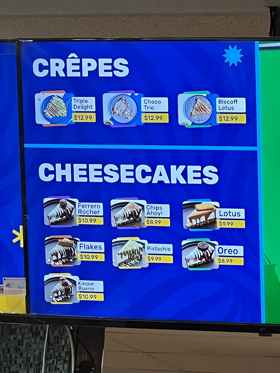 Menu, Cherry's Dessert & Cafe - Fanshawe London