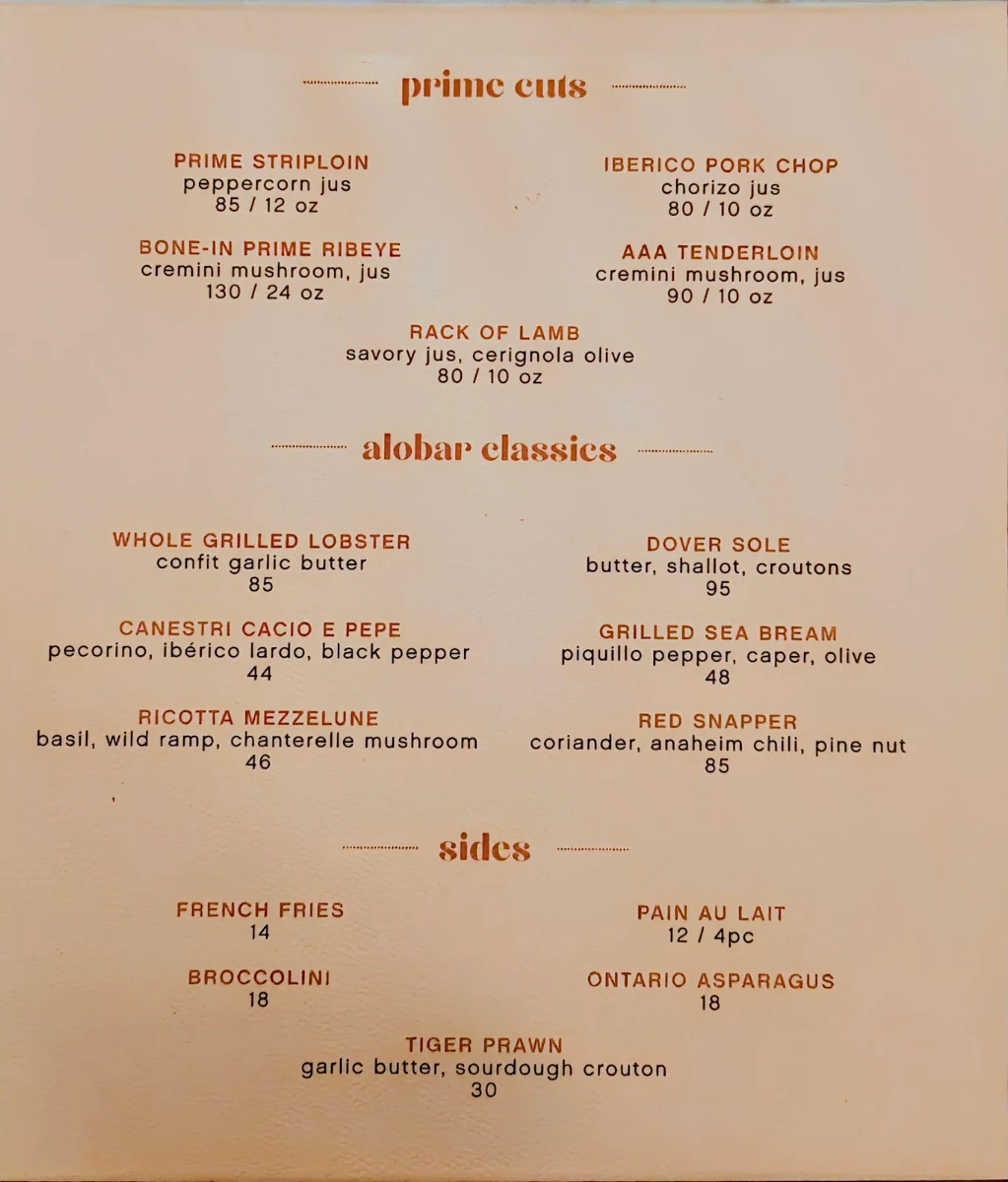 Menu photo 1