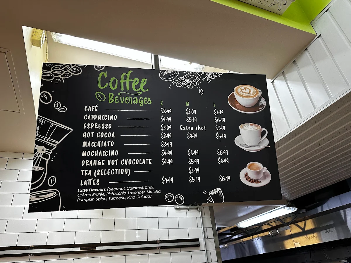Menu, Casa di Moni Café and Gelato