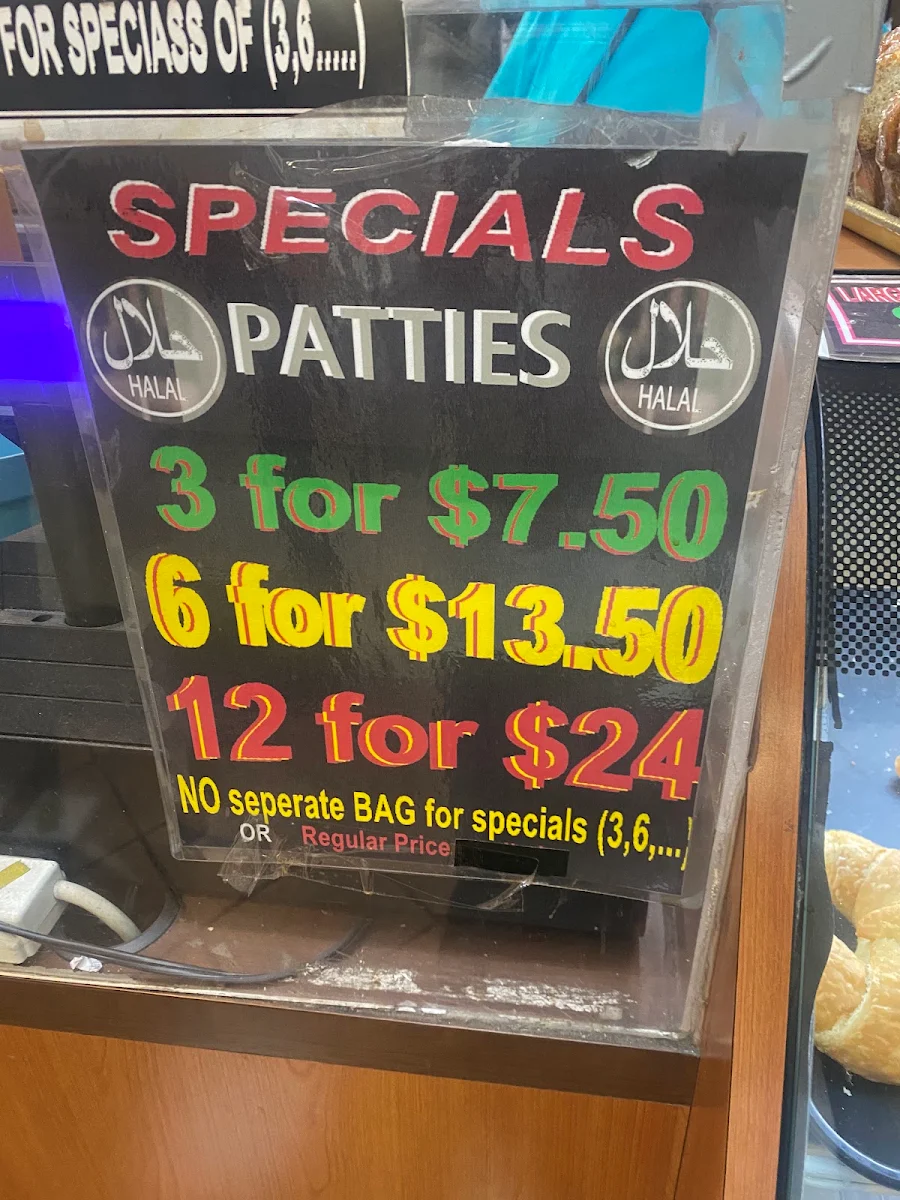 Menu, Bakery On The Go