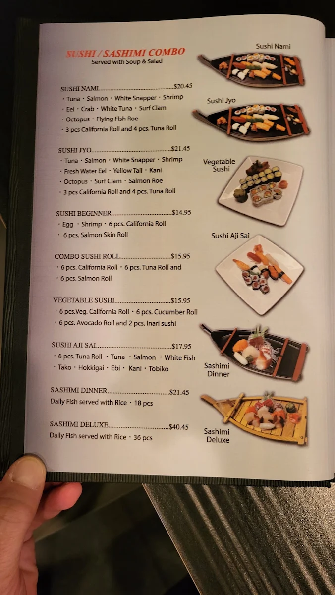 Menu, Aji Sai