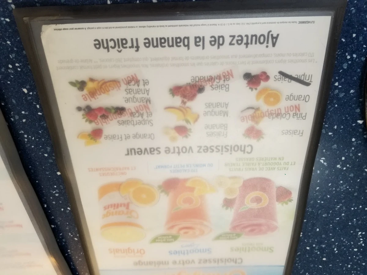 Menu, Dairy Queen (Treat)