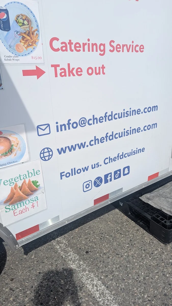 Menu, Chef De Cuisine