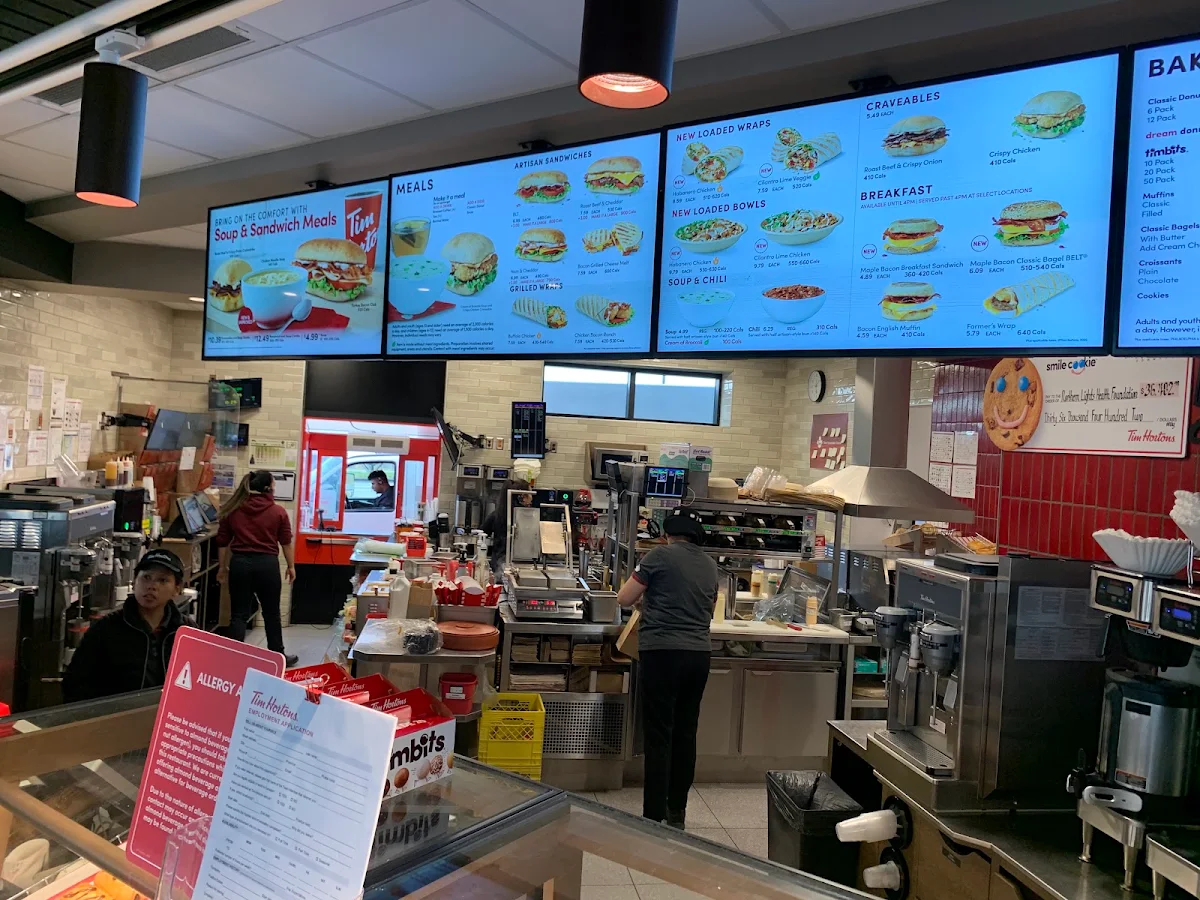 Menu, Tim Hortons